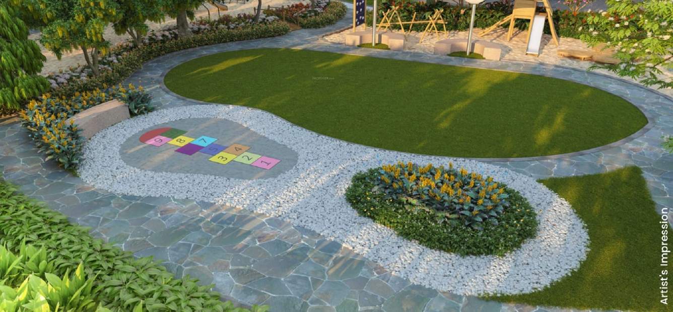  mahindra nestalgia Landscape Garden and Tree Planting