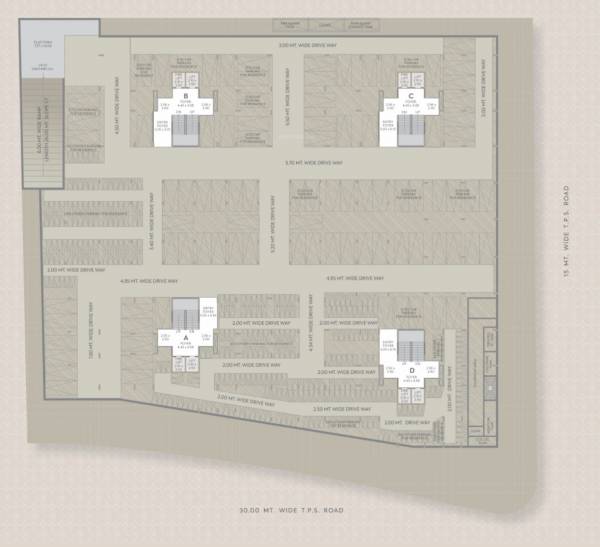  sky-elegante Block A, B, C, & D Cluster Plan For Basement