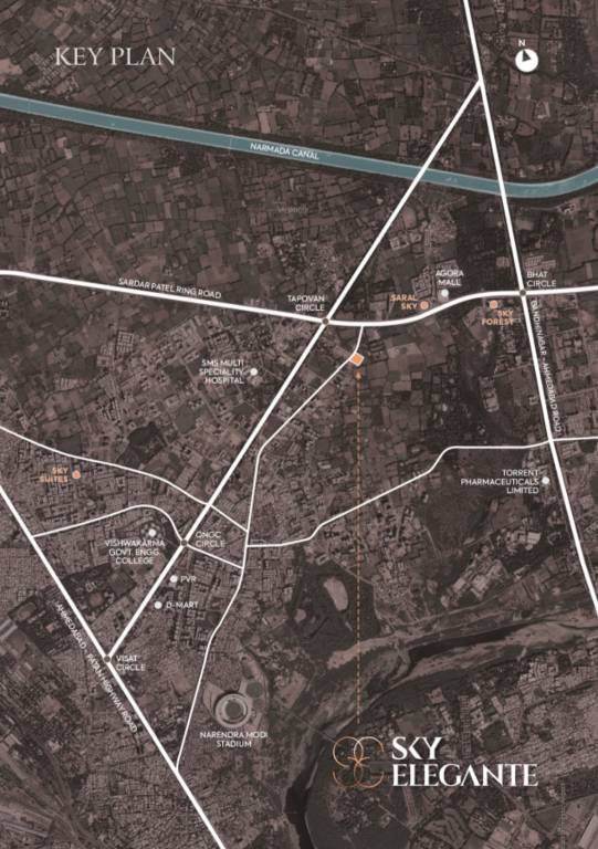  sky elegante Location Plan