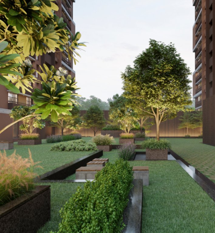  sky elegante Landscape Garden and Tree Planting