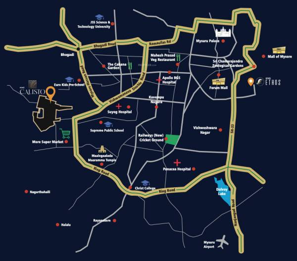  calisto Location Plan