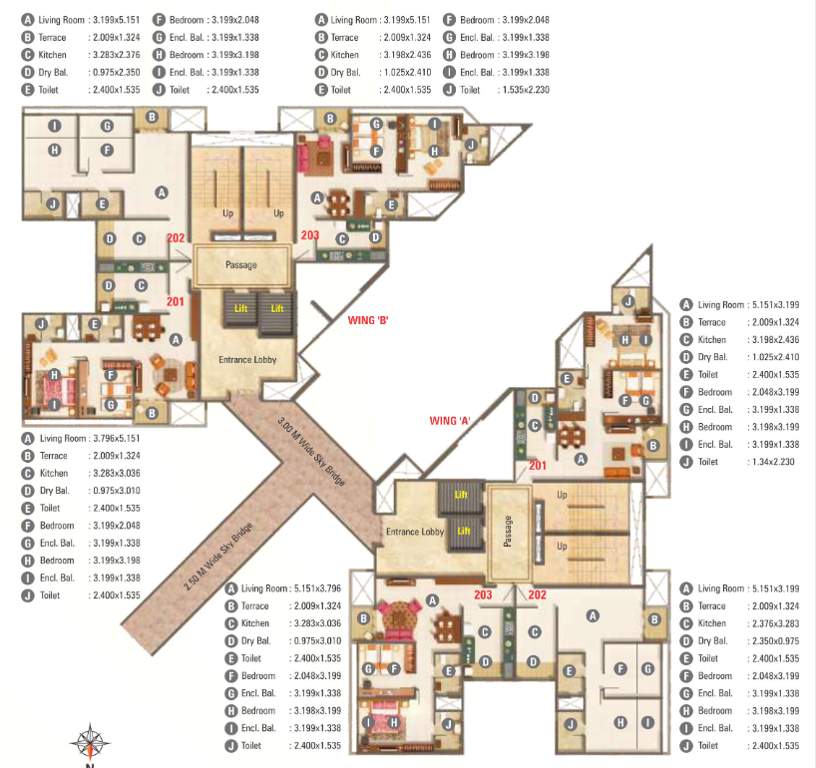  palmspring towers B3 Cluster Plan For 15th Floor
