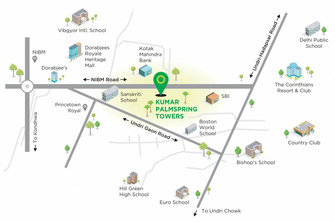  palmspring towers Location Plan