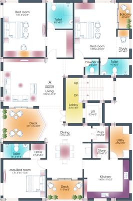  sundari Pushkar Sundari Cluster Plan From 1st To 2nd Floor