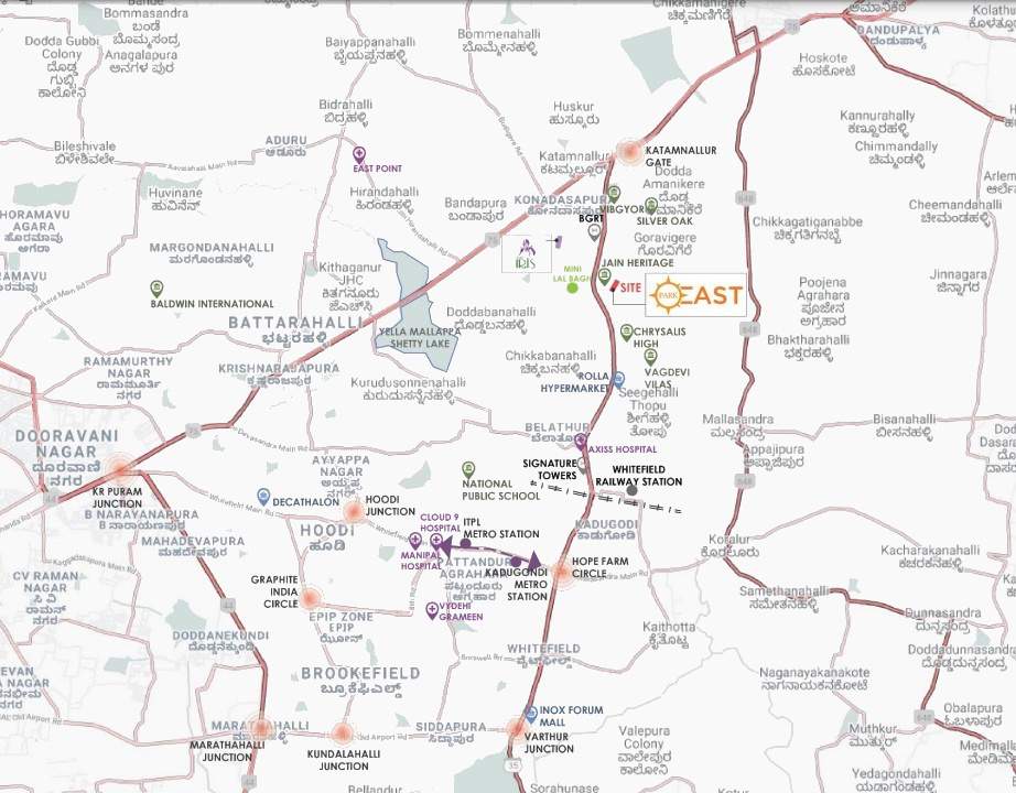  park east Location Plan