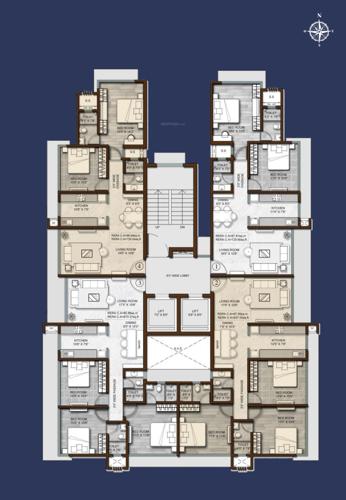  coadname-luxuria Coadname Luxuria Cluster Plan from 10th to 16th Floor