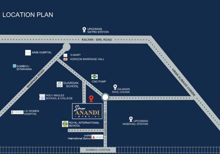  shree anandi imperial Location Plan