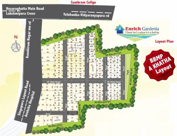  gardenia Layout Plan
