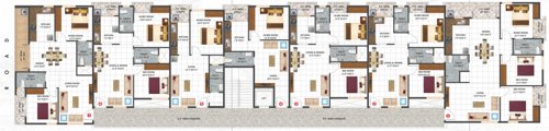  enclave-2 Habulus Enclave 2 Cluster Plan from 1st to 5th Floor