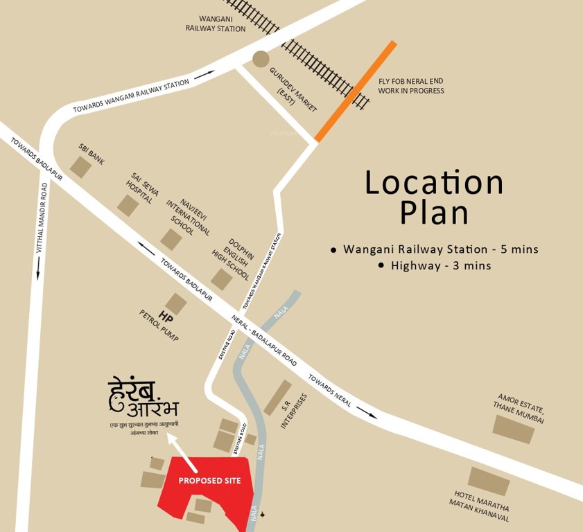  aarambha c wing and amenity building Location Plan