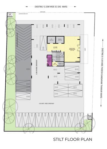  apartments-chsl Tirupati Apartments Cluster Plan For Stilt Floor Plan