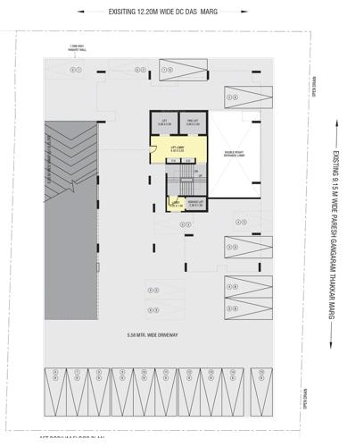  apartments-chsl Tirupati Apartments Podium Cluster Plan