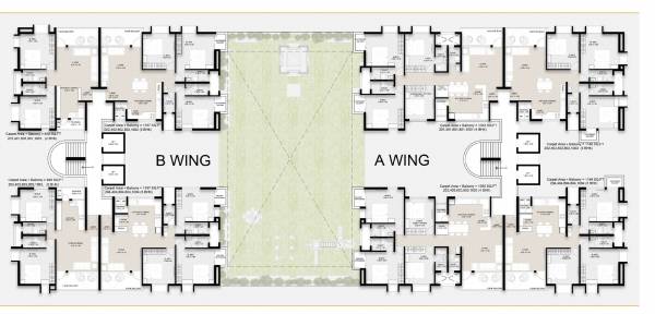  antarang Wing A,B Cluster Plan From 2nd,4th,6th,8th To 10th Floor