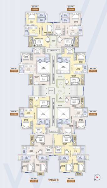  daksh-skyway Tower 1 Cluster Plan