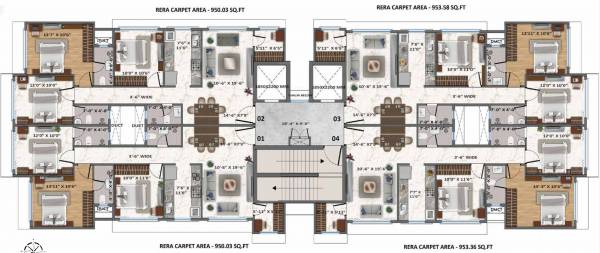  westbrook Aventus Westbrook Typical Cluster Plan