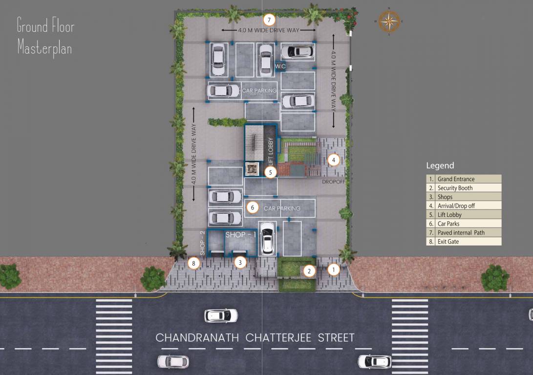  anthem Noble Anthem Cluster Plan for ground Floor