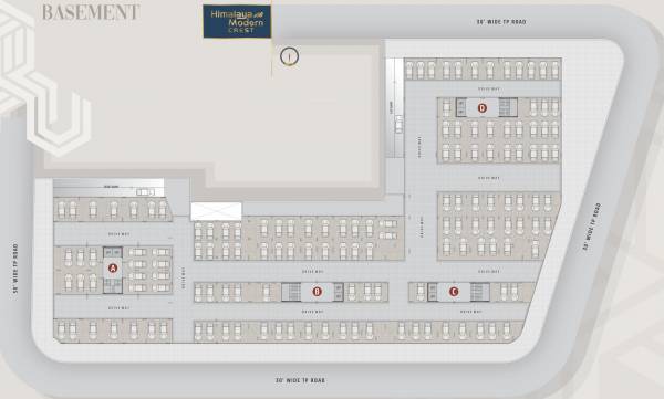  modern-crest A To D Basement Cluster Plan