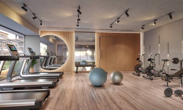  modern-crest Gymnasium