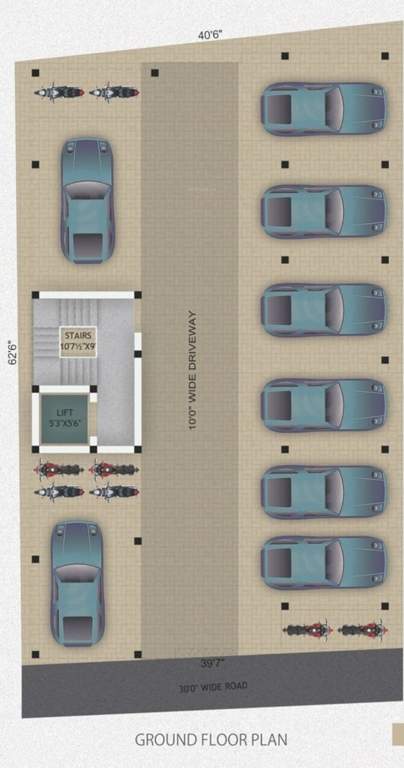  sai kruba flats Sai Kruba Flats Cluster Plan for ground Floor