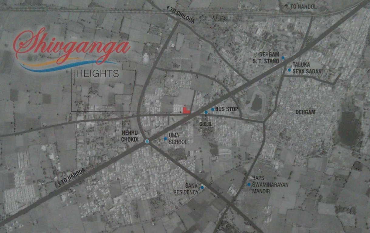  shivganga heights Location Plan