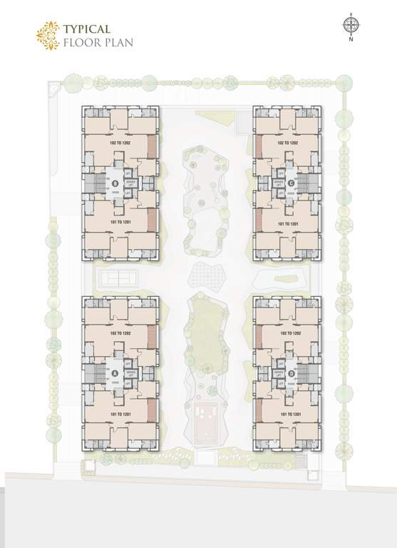  luxuria Block A Cluster Plan