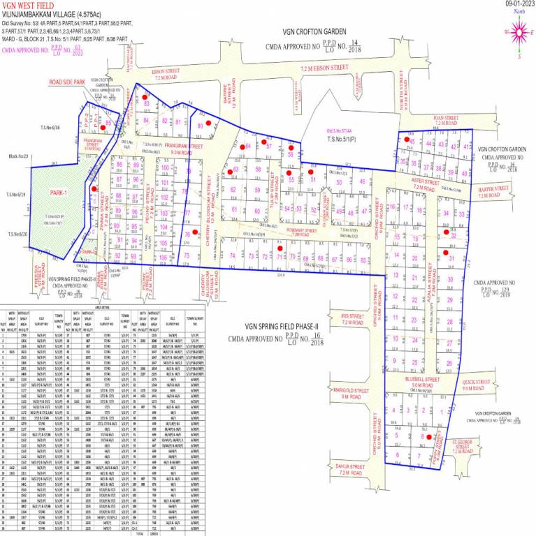 westfield Layout Plan