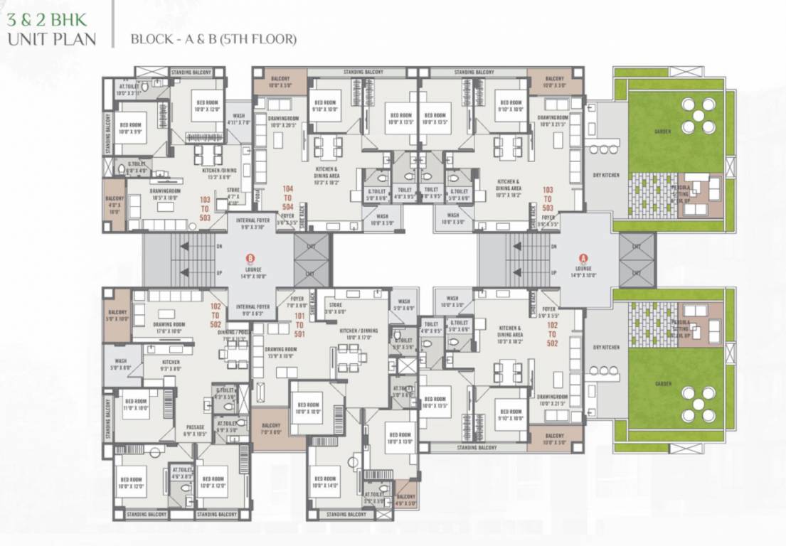  skylon Block A&B Cluster Plan