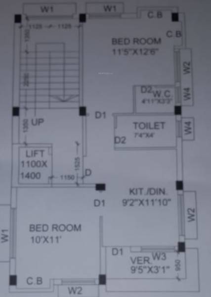  metro-view-apartment Metro View Apartment Cluster Plan For Typical Floor Plan