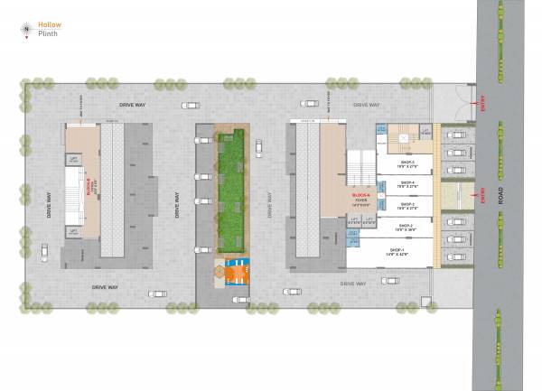  dutt-paradise Block B Cluster Plan