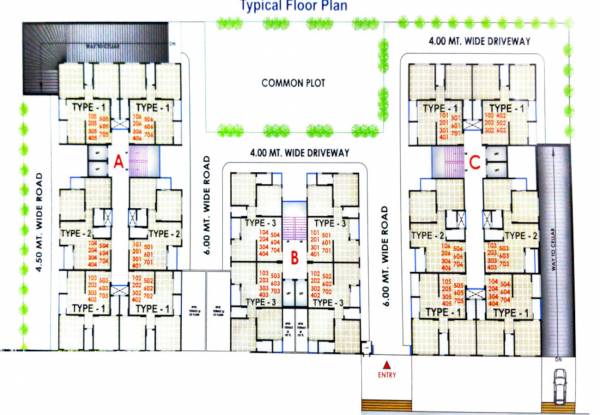  mahavir-status Block A & B & C Cluster Plan