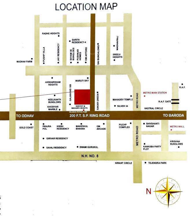  mahavir status Location Plan