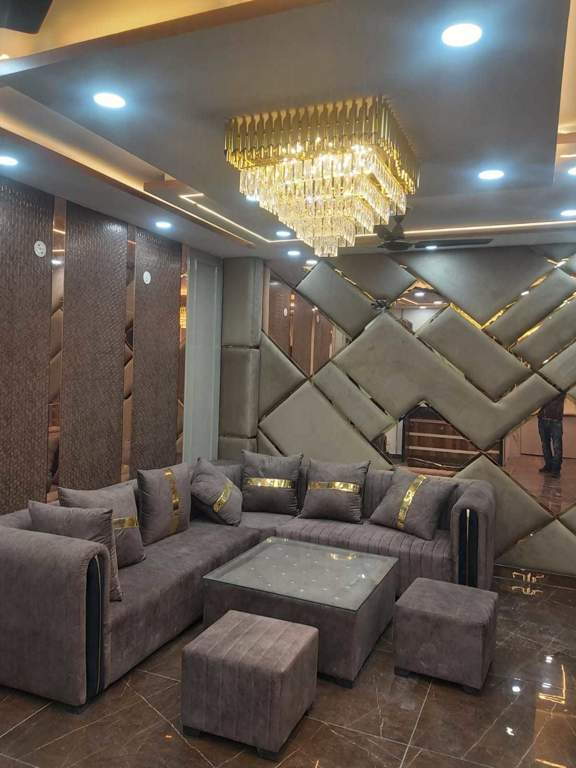 shantiniketan by aggarwal associates and builders Living Area