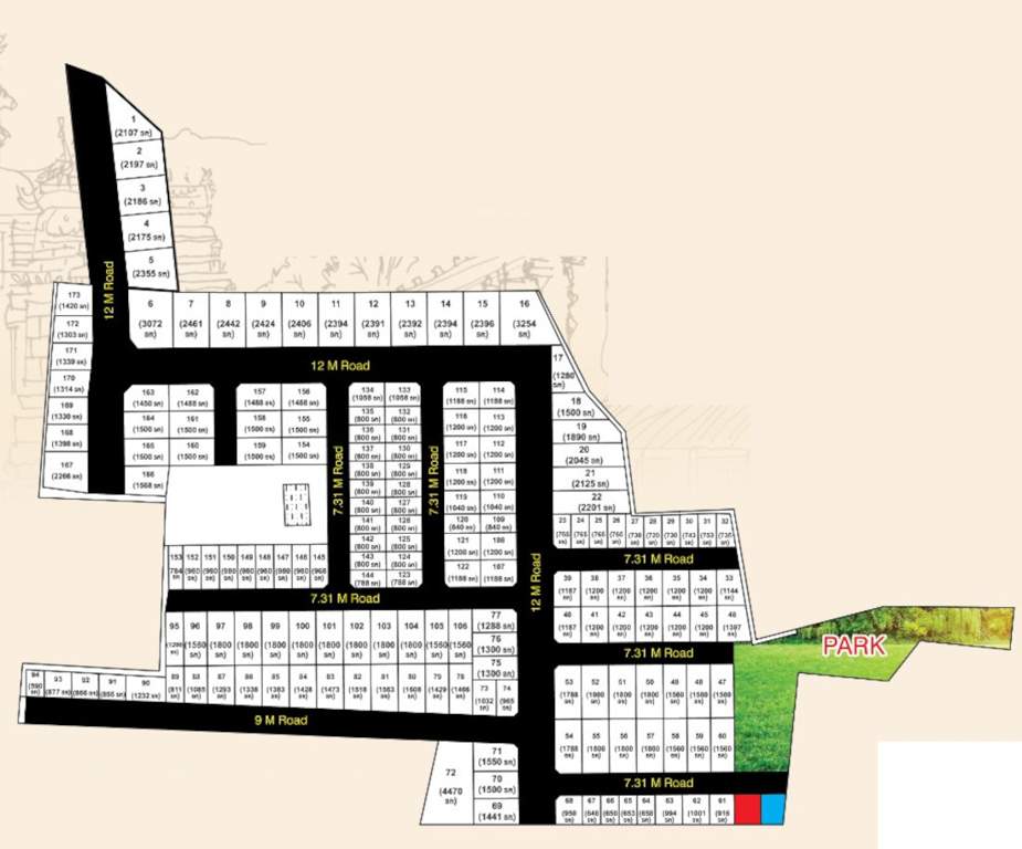  arunachala garden Layout Plan
