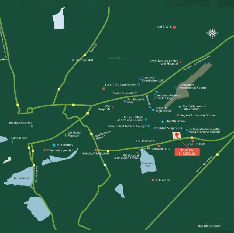 purva hibiscus Location Plan