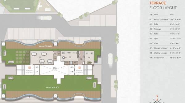  arise A, B Terrace Cluster Plan