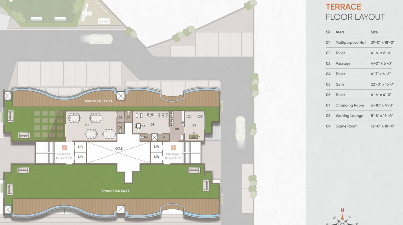  arise A, B Terrace Cluster Plan