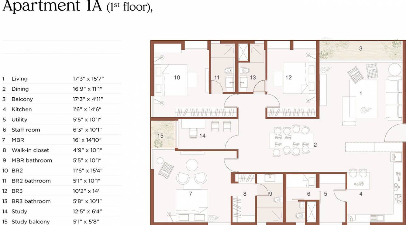  bilva tree Bilva Tree Cluster Plan for 1st Floor