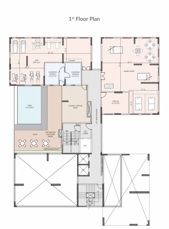 inara Inara Cluster Plan for 1st Floor