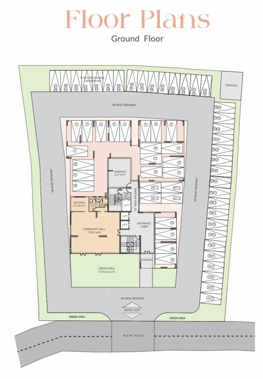 inara Inara Cluster Plan for ground Floor