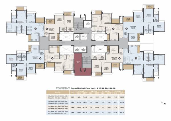  earth-1-by-vtp-luxe-phase-2 Tower - 7 Cluster Plan
