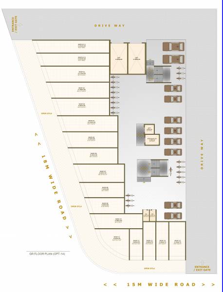  empire Shree Empire Cluster Plan For Ground Floor