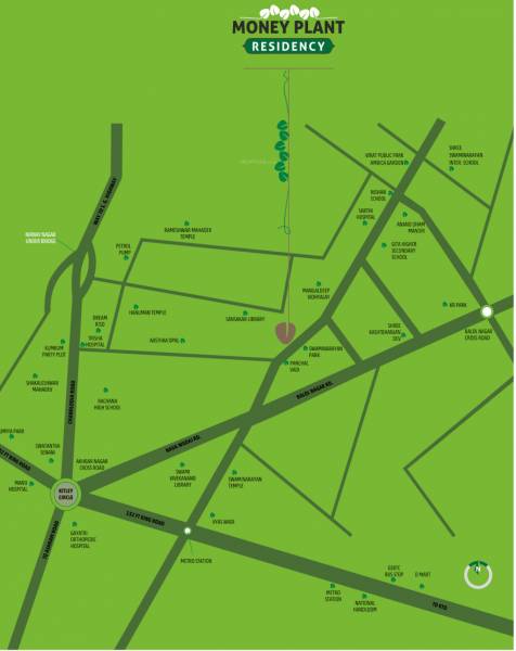  money-plant-residency Location Plan