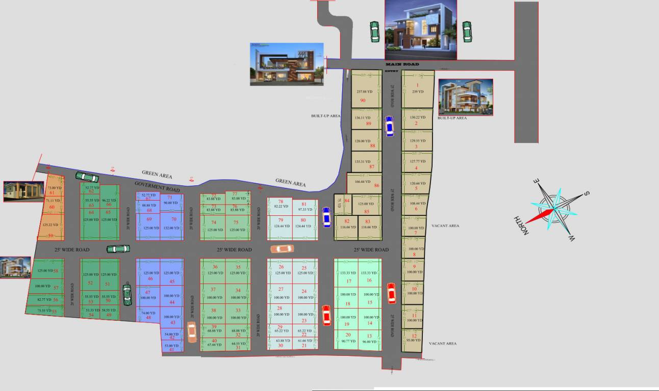 premium aerocity plots Layout Plan