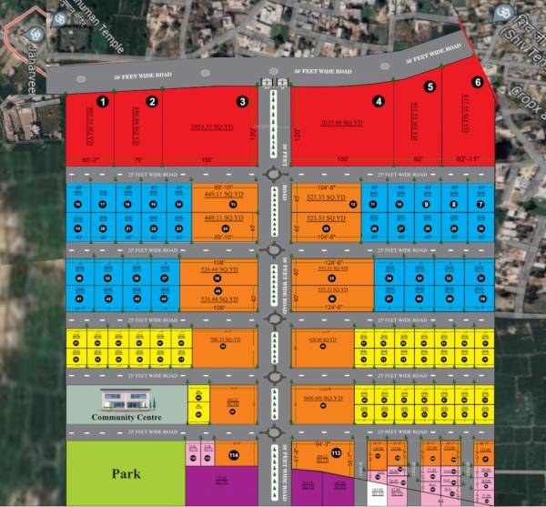  premium-aerocity-plots Layout Plan