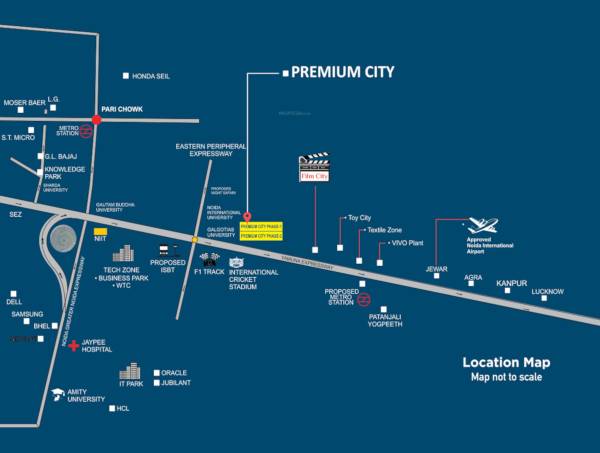  premium-aerocity-plots Location Plan