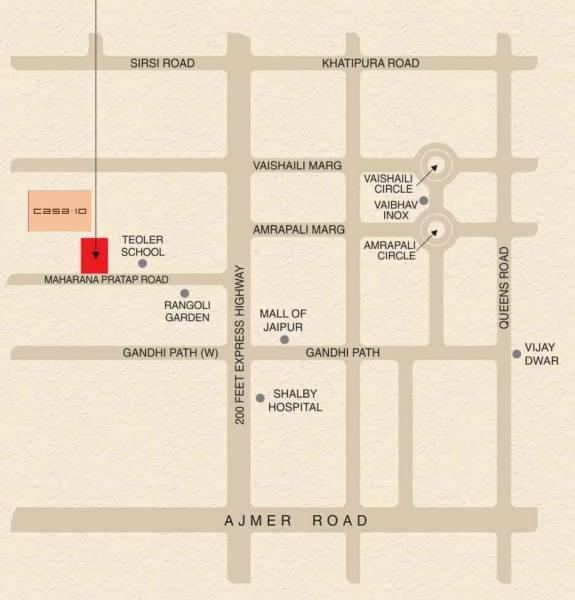  casa-10 Location Plan