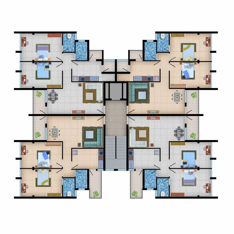  lotus avenue Cluster Plan