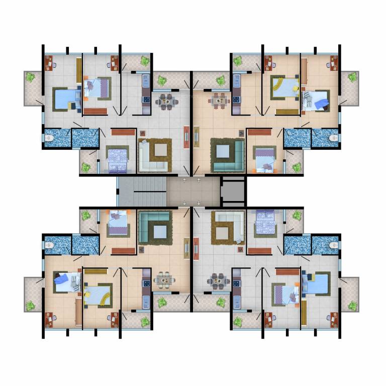  lotus avenue Cluster Plan