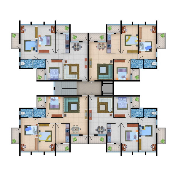  lotus-avenue Cluster Plan