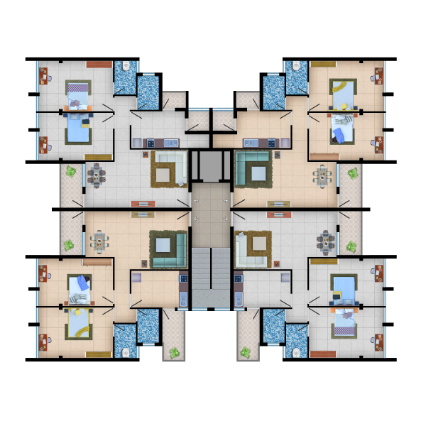  lotus-avenue Cluster Plan